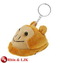 Rencontrez EN71 et ASTM standard ICTI plush fabrique de jouets farcir le keychain de singe